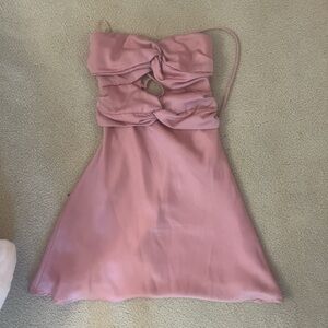 Splash Pink Mini Dress